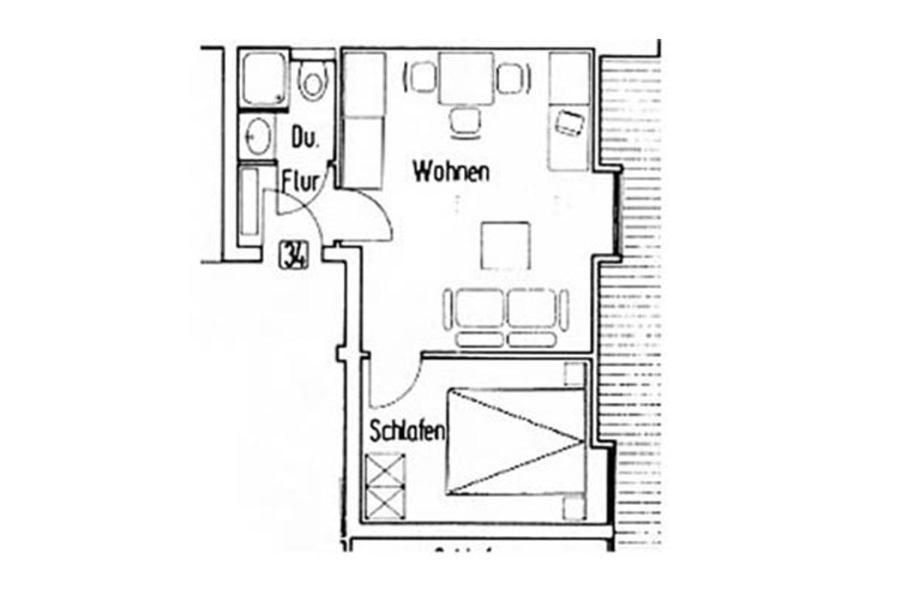 Haus Bielefeld Ferienwohnung 34 诺德奈 外观 照片